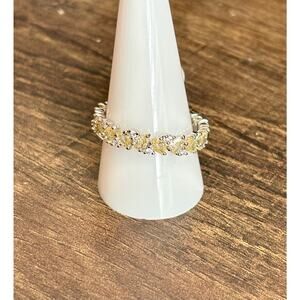 Bomb Party RBP7801 Infinite Moments Lemon Cubic Zirconia Rhodium Size 11